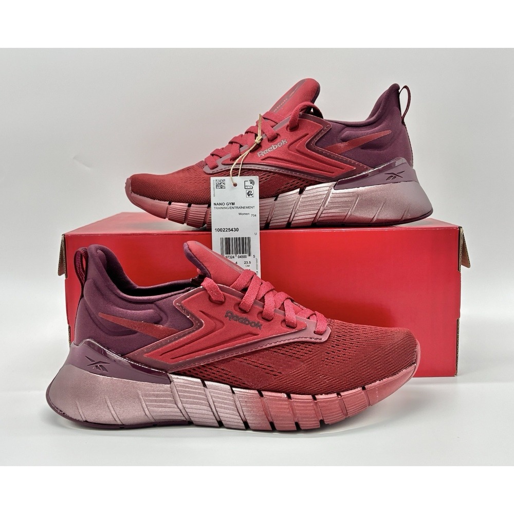 Reebok Women's‎ Nano Gym Training Shoes Red Cherry Size 7 100225430